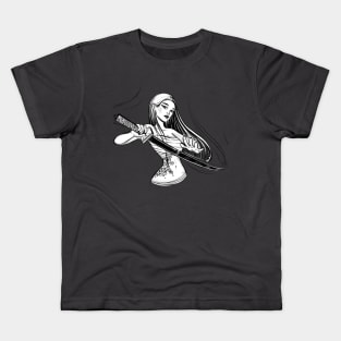 Samurai girl Kids T-Shirt